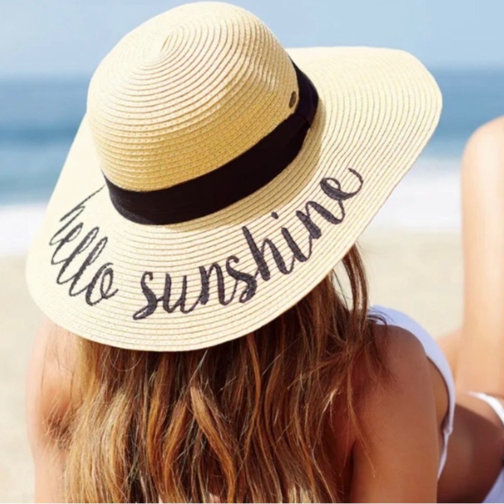 Hello Sunshine Paper UV Brim Hat